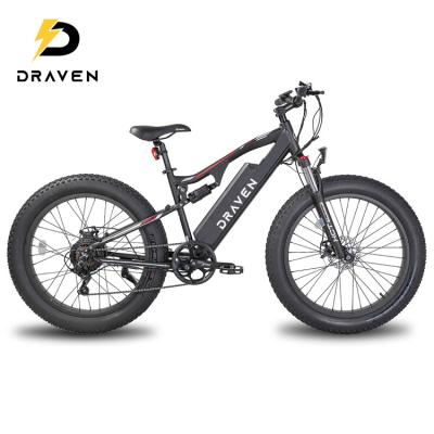 China Aluminum Alloy Factory Price Best Selling Mountain Electric Bikes 26Inch 500W Electric Bike Mountain For Sale for sale