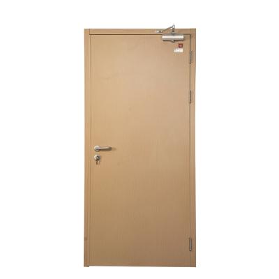 China Modern New Production Ktv Printing Steel Fire Proof Wooden Door for sale