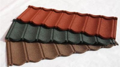 China Stone Coated Steel Roof Tile Type and Al-Zn Alloy Coated metal Sheet Material Roof Tile for sale