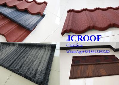 China Decorative colorful Stone Coated Steel Shingles roof tile / shingle roofing tile for sale