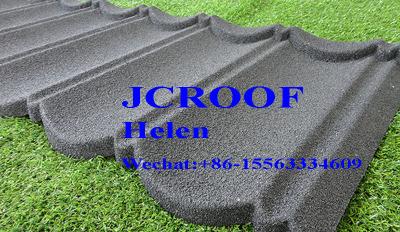 China Roman Style Stone Coated Steel Metal Roofing Tiles Shingles with SONCAP for sale