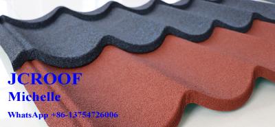 China SONCAP Stone Coated Metal Shingles With Durablegalvanized Steel Plate for sale