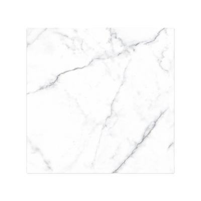 China Modern White Polished Stone Porcelain Floor Tiles 600x600 Garden Tile for sale