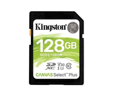 China 100% Original C10 Kingston SDS2 / 128GB SDHC Plastic Canvas Selected Plus SD Memory Card for sale