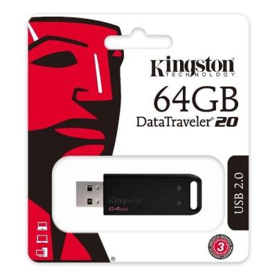 China Plastic DataTraveler 20 USB2.0 Kingston DT20 64GB USB Flash Drive for sale