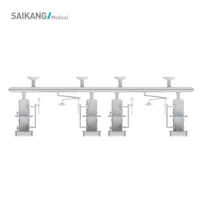 China SK-PQ003 SAIKANG Metal Hospital Operation Romm Furniture Gas ICU Combined Bridge Medical Ceiling Pendant Manufacturers for sale