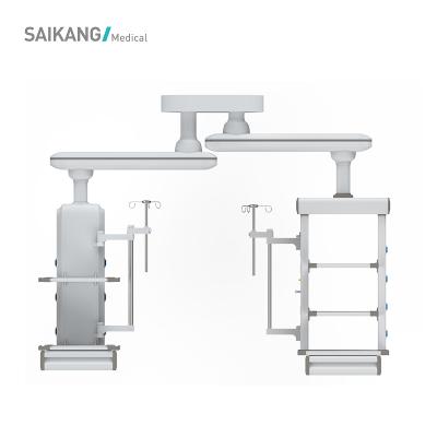 China Medical Metal Hospital Operation Romm Furniture Gas ICU Overarm Combo Bridge Ceiling Pendant SK-PQ004 SAIKANG for sale