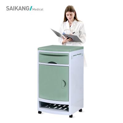 China Hospital Cabinet SKS003 Hospital ABS Bedside Medical Plastic Cabinet for sale