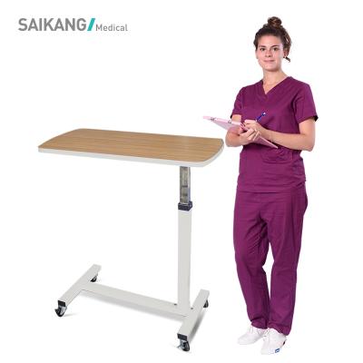 China SKH042 Modern Mobile Medical Patient Over Bed Side Table for sale