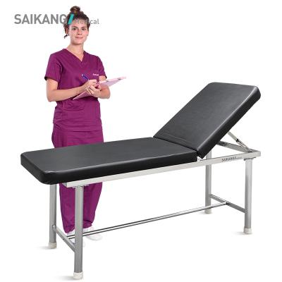 China X09 Factory Metal Function Hospital Examination Table Single Adjustable Medical Clinic Couch Manual Supplier for sale