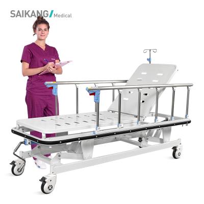 China SKB038-4 BV Modern Simple Metal Frame Ambulance Certification Patient Stretcher Trolley for sale