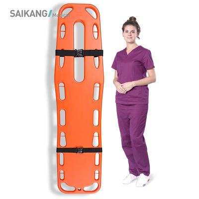 China Commercial Ambulance Furniture SKB2A14 SAIKANG Emergency Waterproof Address ABS Plastic Medical Stretcher for sale