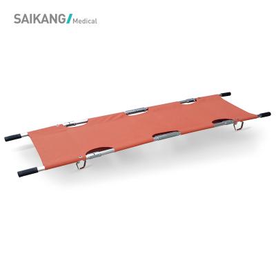 China SKB040 (A001) SAIKANG Steel Portable Medical Emergency Flame Retardant Waterproof Foldable Ambulance Stretcher for sale