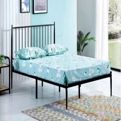 China Factory direct sale bedroom furniture metal bed frame low price custom iron single color adjustable antique metal beds for sale