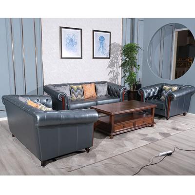 China Small And Antique Leatherette Sofa Set Antique Style Sofa Set Home Furniture Living Room Furniture for sale