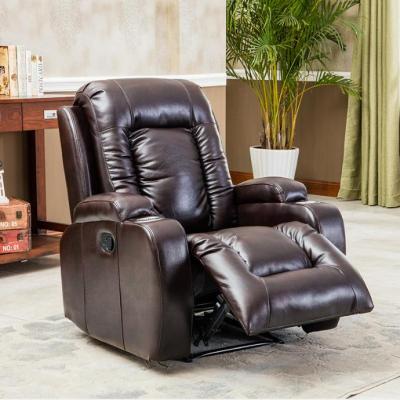 China China Factory Adjustable Leather Recliner Sofa Chair (Height) With Massage Office Home Theater Spa Lounge Reclining Sofas for sale