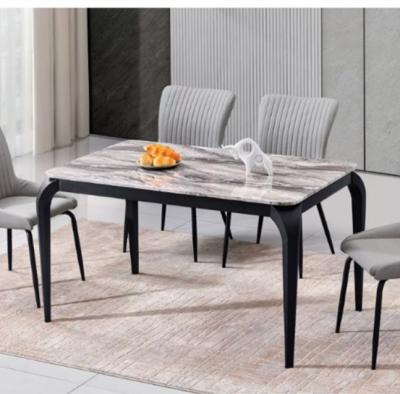 China (Other) Rectangle Dining Tables Furniture Adjustable Simple Modern Kitchen Dining Table And 4 Chairs Sets With Factory Price for sale