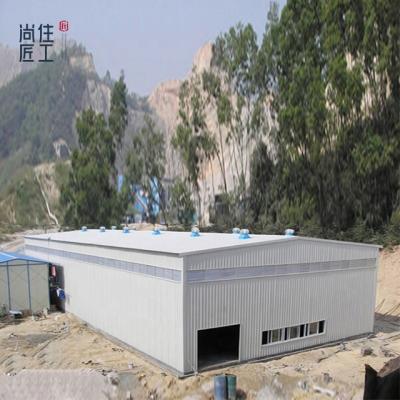 China Pre Fabricate Structure Warehouse Steel Prefabricated Industrial Workbench Workshop for sale