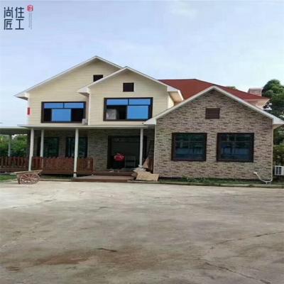 China Privately design light steel keel structure villa prefabricated house for sale