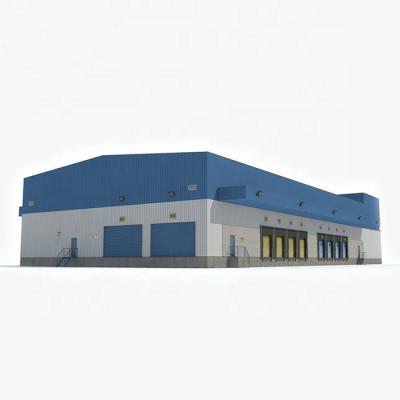 China custom design light steel structure buildings steel frame construction large space warehouse factory workshop for sale