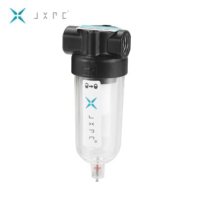 China Building Material Shops JXPC 1/2 NPT Thread Oil Water Separator Center Pneumatic Industrial Air Filter Polycarbonate Intermediate Cup zu verkaufen