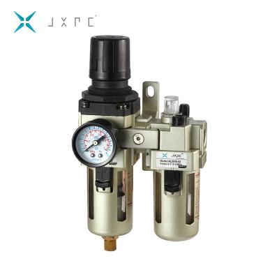 China Hotels JXPC SMC Series FRL Unit Air Filter Regulator Aluminum Pneumatic Lubricator Te koop