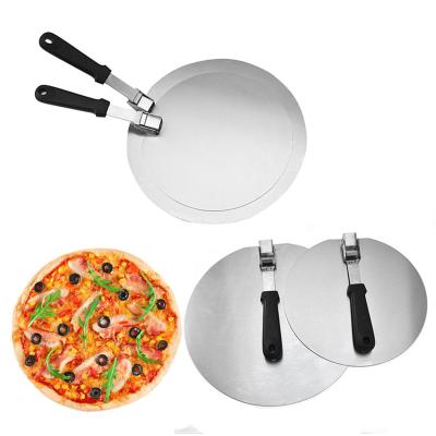 China Kitchen Viable Wholesale Pizza Tools 12 Inch Folding Stainless Steel Pizza Peel Pizza Spatula Shovel for sale