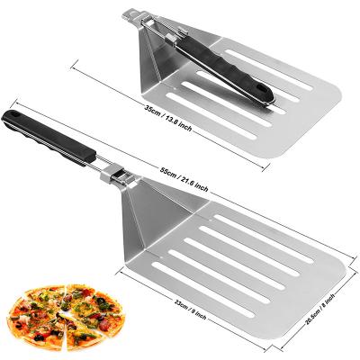 China Viable Amazon Supply Pizza Skin - Pizza Paddle with Folding Handle for Indoor/Outdoor Kitchen Oven Grill for sale