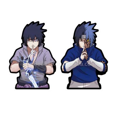 China Waterproof+Eco-friendly Anime 3D Motion Stickers Character Uchiha Sasuke 3D Car Sticker Anime Home Decor Wall Art for sale