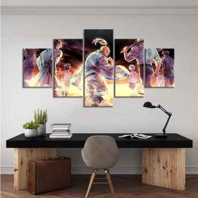 China Waterproof+ECO-Friendly HUNTER X HUNTER Anime Poster Canvas Wall Art Schilderen Voor Poster Home decor of 5 pieces for sale