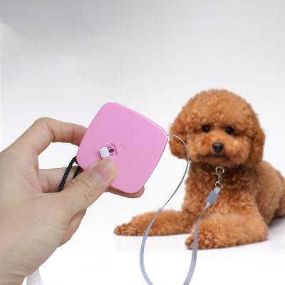 China Custom Small Pet Mini Dog Leash Automatic Retractable Dog Leash Plastic + Nylon Products for sale