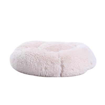 China Best Breathable Waterproof Washable Around Human-size Removable Non-slip Non-slip Outdoor Giant Ladder Accessories Jumbo Dog Bed Long Faux Fur Pet Dog Bed for sale