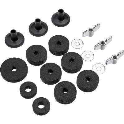 China 18 Pieces Hi-Cap Clutch Felt Cymbals Accessories Replacement Set Cymbals Felt WDY-CR01 for sale