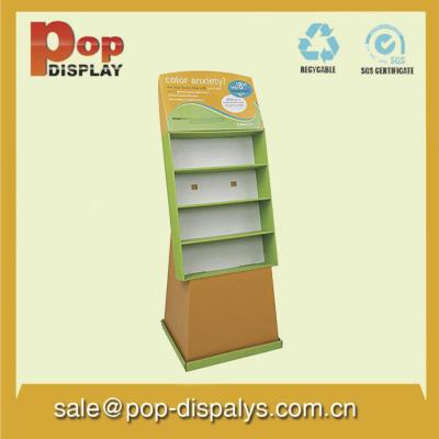 China Recycled Promotional Cardboard Magazine Display Stands For Book for sale