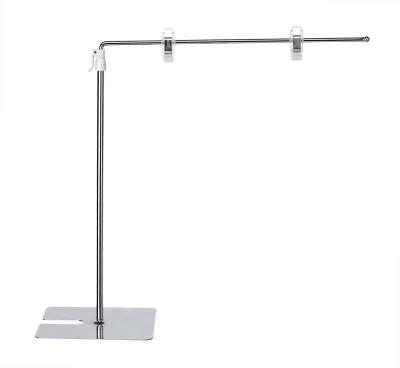 China A3 , A4 POS Standing Retail Sign Holder Clip , 300-500mm Adjust Height for sale