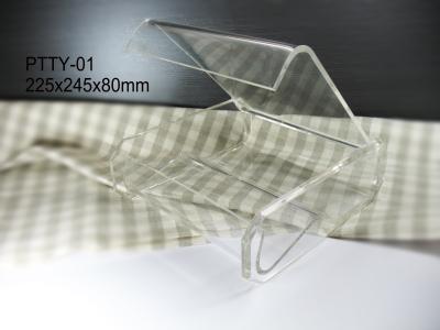 China Transparenter Acrylausstellungsstand-Acrylbroschüren-Halter-Annehmlichkeits-Behälter zu verkaufen