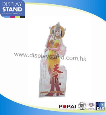 China Creative Cardboard Display Standing Displays With 4C Offset Printing For Advertising for sale