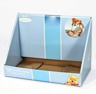 China Store Paper Cardboard Display Stand Box, Display Tray For Display Small Toys for sale