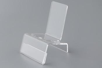 China Custom Clear Acrylic Sign Holder free standing , mobile phone Holders For Display for sale