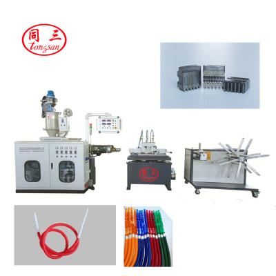 China PIPE Machine In Stock Factory Price PP/PE Plastic Spiral Corrugated Pipe Making Machine for sale