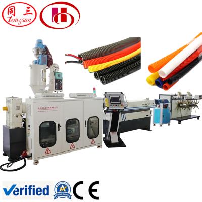 China Plastic Single Wall Corrugated PIPE PP PE PVC Conduit Production Line Machine for sale