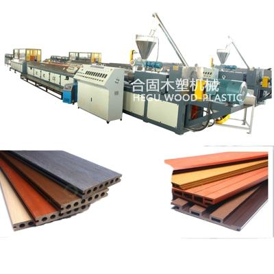 China Line Wood Plastic Sheet WPC Extruder Door Frame Making Machine for sale