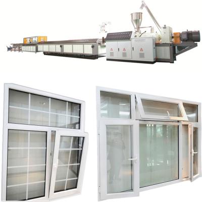 China Profile PVC Window Frame Profile Making Machine for sale