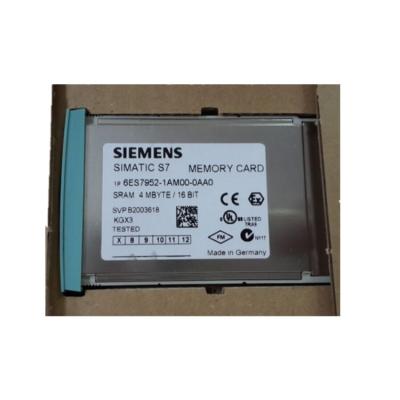 China New 6ES7952- Ect 100% 00-0AA0 industrial original simatic memory card Siemens s7400 6es79521am000aa0 4MB Siemens for sale