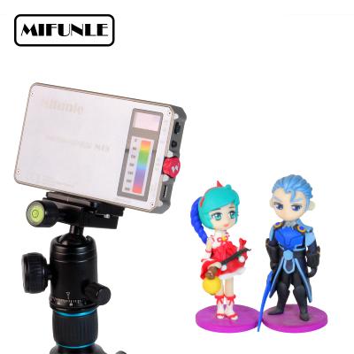 China 8500K/2500K Dimmable Compact Size Mini Pocket Studio Video Profession Portable Mini Camera Led Light RGB With Built In Power Bank for sale