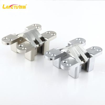 China 180 Degree Modern Zinc Alloy Invisible Door Hinge Concealed Hinge Heavy Duty Concealed Door Hinge for sale