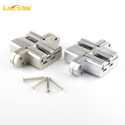 China 180 Degree Modern Zinc Alloy Furniture Concealed Hinge Concealed Door Hinge Invisible Hinge for sale