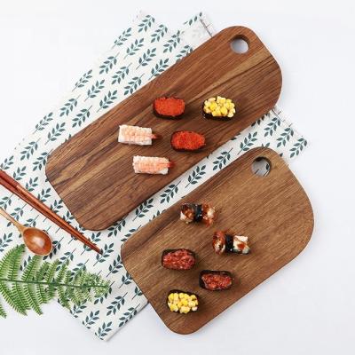 China Viable Wholesale Zebra Cutting Board Pizza Wood Cutting Plates and Bread and Sushi Boards Serving Dishes for sale