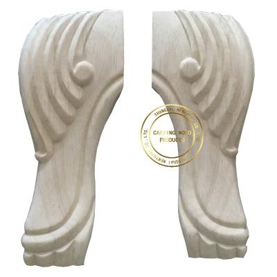 China Table Wood Legs Solid Wood Furniture Carving Wooden Accessory for sale