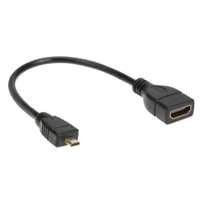 China Short cable male to micro hdmi female to hdmi cable short cable for sale